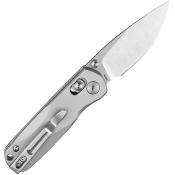 BTKMK21A Couteau Bestechman Sprite | Lame Acier M390 Two-Tone Drop Point | Manche Titane Bead Blasted | B-Lock | Livraison Gratuite