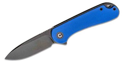CIVC907X Couteau Civivi Elementum Blue Lame D2 Black Roulement IKBS - Livraison Gratuite