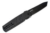 CSFL40HATA Couteau Cold Steel Hatamoto Lame Tanto Acier CPM 20CV Manche Fibre de Carbone Noir - Livraison Gratuite