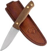 CTK15034C Bushcraft Condor Mayflower Lame Acier 440C Etui Cuir El Salvador - Livraison Gratuite
