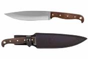 CTK286370SS Couteau Condor Järn | Lame Acier 420HC | Manche Walnut & Housse Cuir - Made in El Salvador - Livraison Gratuite