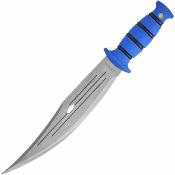 CTK3004HC Condor Jungle Bowie – Lame Acier 1075 Carbon Steel Manche Blue TPE Housse cuir Salvador - Livraison Gratuite