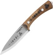 CTK397445HC Couteau Condor Druid Scandi Lame Acier Carbone 1095 Etui Cuir Made Salvador - Livraison Gratuite