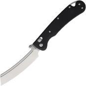 DGRFM024SBKS Couteau DAGGERR Behemoth Slim Lame Acier VG-10 Satin Manche G10 Noir Crossbar Lock - Livraison Gratuite