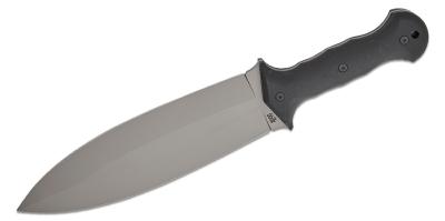 DRK40031 Couteau APOC Wallace Smatchet Lame Spear Point Acier D2 Manche G10 Noir Étui Kydex - Livraison Gratuite