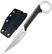 EE20691SL – Lot de 3 ElitEdge Kiridashi Satin – Couteau Lame Acier 440 Manche Synthétique Noir – Étui Ceinture Plastique Noir – Livraison Gratuite