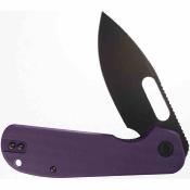 EUT018 Couteau Eutektik EFD PBW-R | Lame Acier 14C28N Black Manche G10 violet Liner Lock - Livraison Gratuite