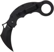 HDTJBKBB Couteau High Desert Blade Works TARANI Journeyman Lame Karambit Acier D2 Manche G10 Black Lockback - Livraison Gratuite