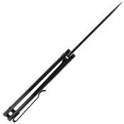 J1963BDE CJRB Cutlery Droma – Manche Alu Noir & G10 Désert, lame Drop Point AR-RPM9 finition noir - Livraison Gratuite