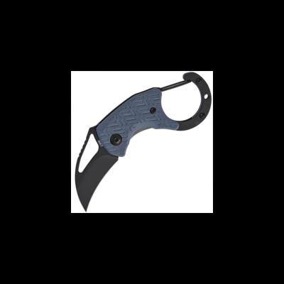 J1964BBU Couteau Pliant CJRB Anansi Lame Acier AR-RPM9 Manche G10 Bleu Liner Lock - Livraison Gratuite