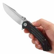 K1032A5 Couteau pliant Kansept Pretatout  Lame Acier CPM-S35VN Manche G10 + fibre de carbone - Livraison Gratuite