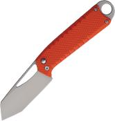 KETM017 Couteau Ketuo Ventr Orange Lame Tanto Acier 14C28N - Livraison Gratuite