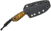 KI1081A1 Couteau Kizer Cutlery BUDDY Lame Drop Point Nitro-V Manche PEI Yellow Etui Kydex - Livraison Gratuite