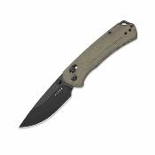 KIV34902CA1 Kizer T1 CD Clutch Lock – Couteau pliant lame Nitro-V manche Norplex Ultrex Micarta brun, clip deep carry réversible – Livraison Gratuite