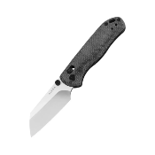 KIV36192KS1 Couteau Kizer Drop Bear 2 Sheepsfoot - Acier Nitro-V - Manche Micarta Noir - Button Lock Ball Bearing - Livraison Gratuite