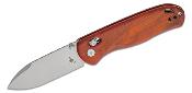 KIV3619A6 Couteau Kizer Drop Bear Lame Drop Point Acier Nitro-V Manche Mkuluti Wood Clutch Lock - Livraison Gratuite