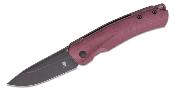 KIV3629A1 Couteau Kizer Agressor Burgundy Lame Acier CPM-3V - Livraison Gratuite