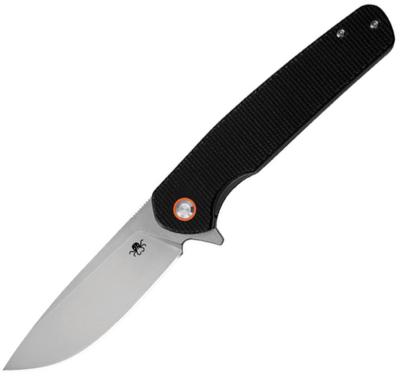 KKNJ326BK Couteau Pliant Klaken Varek Lame Acier D2 Manche Micarta Noir Linerlock Flipper - Livraison Gratuite