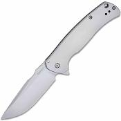 KS1416X Couteau Kershaw Scour | Lame Drop Point Acier 8Cr13MoV | Frame Lock Manche Acier Bead Blast - Livraison Gratuite