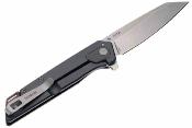 KS1441 Couteau Kershaw Misdirect XL | Lame Acier 4Cr14 Reverse Tanto Stonewash | Manche Gray Stainless Steel | Frame Lock | Livraison Gratuite