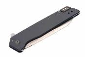 KS1441 Couteau Kershaw Misdirect XL | Lame Acier 4Cr14 Reverse Tanto Stonewash | Manche Gray Stainless Steel | Frame Lock | Livraison Gratuite