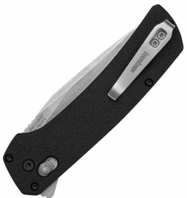 KS2047X Kershaw Layup Assisted DuraLock – Couteau de Poche Lame Acier D2 Stonewash – Manche Polymère Noir – Livraison Gratuite