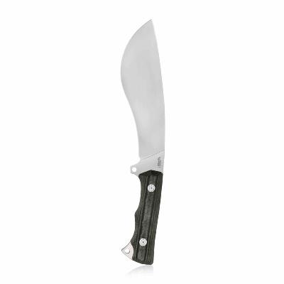 KUB241E Kubey Destroyer | Couteau à Lame Fixe Kukri | Lame Acier D2 | Manche G-10 Noir | Housse Kydex - Livraison Gratuite