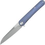 KUB247K Couteau KUBEY Dandy Blue Pliant Lame Sheepsfoot Acier S90V IKBS - Livraison Gratuite