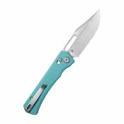 KUB396B Couteau pliant Kubey TBO | Lame Clip Point acier 14C28N | Crossbar Lock | Manche G10 Tiffany Blue – Livraison Gratuite