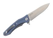 MAXMCZ202 Couteau Maxace Zealot Blue-Gray Lame Acier Bohler K110 IKBS - Livraison Gratuite