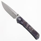 MAXMM302E Couteau Maxace Peregrine S Lame Acier 10Cr15CoMoV Manche G-10 Camouflage Liner Lock - Livraison Gratuite