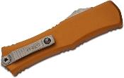 MCT1705M10APTA Couteau Microtech Hera II Mini OTF Lame Drop Point Acier Bohler M390MK Manche Aluminium Tan - Livraison Gratuite