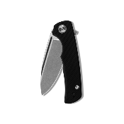 MGR810WBK — Couteau Miguron Knives Talism Lame Acier D2 Drop Point Stonewash Manche G10 Noir Flipper - Livraison Gratuite