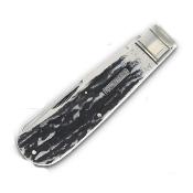 MR471 Couteau Canif Marble's Black Stag Jumbo Trapper 2 Lames Acier 440 Manche Os Slip Joint - Livraison Gratuite