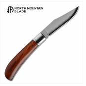 NMB2531WD North Mountain Blade Lanny Thin – Couteau Pliant Slipjoint Lame SLD San Mai Clip Point – Manche Bois – Livraison Gratuite