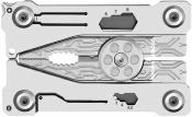 NTL20182 Outils multifonctions 9-en-1 NexTool Silver Blade EDC Tool Manche Acier Titane - Livraison Gratuite