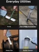 NTL20270 Outils multifonctions 6-en-1 NexTool W1 Adjustable Wrench Manche Aluminium Bleu - Livraison Gratuite