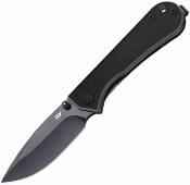NUKS131008 Couteau NUKNIVES Kumpanter Lame Acier D2 Manche G10 noir Liner Lock Ball Bearing - Livraison Gratuite
