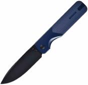 OKNDURONNB Oknife Duron Navy Blue | Couteau Lame Acier Nitro-V Manche OAL Aluminium Frame Lock - Livraison Gratuite