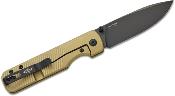 OKNDURONOG Couteau Oknife Duron Lame Drop Point Acier Nitro-V Manche Aluminium Super Vert Olive Sécurité Frame Lock - Livraison Gratuite