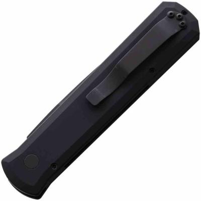 PTK921 Pro-Tech Godfather 921 Auto | Couteau Automatique Lame Acier 154CM DLC | Manche Noir | Made in USA - Livraison Gratuite