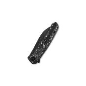 QS140A2 Couteau QSP Otter Aluminium Foil Carbon Fiber Lame Acier S35VN IKBS - Livraison Gratuite