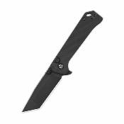 QS148C2 – QSP Knife Grebe T Black – Couteau Pliant Lame Tanto Acier 14C28N Manche G-10 Black ButtonLock - Livraison Gratuite