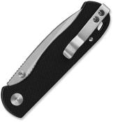 QS170A1 Couteau QSP Ferret | Lame Clip Point Acier Nitro-V Stonewash | Manche Black G10 Liner Lock - Livraison Gratuite