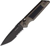 RS7713CB Couteau Real Steel Sacra TAC Slide Lock Lame Tanto Acier K110 Manche G10 Tan/Noir Sécurité Slide Lock - Livraison Gratuite