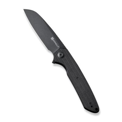 S220013 Couteau Sencut Kyril Black Micarta Lame Acier 9Cr18MoV IKBS - Livraison Gratuite