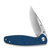 S251042 SENCUT Vyrce Couteau Lame Acier D2 Satin Manche G10 Blue Shredded Linerlock Thumb Stud - Livraison Gratuite