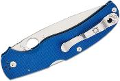  SC244GPCBL Couteau Spyderco Native Chief Blue Lame Acier CPM-SPY27 Made USA - Livraison Gratuite