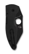 SC264GPBK Couteau Spyderco MicroJimbo Black G10 Lame Wharncliffe Acier S30V Black Made In USA - Livraison Gratuite