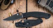 SC36GMCBKP2 Spyderco Military 2 Salt | Couteau Lame Acier CPM MagnaCut Black DLC | Manche Black G10 Compression Lock USA - Livraison Gratuite